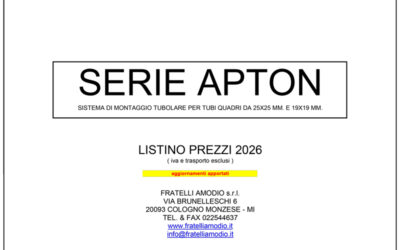 NUOVO LISTINO APTON 2026